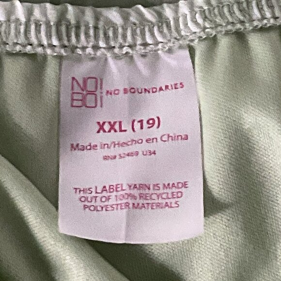 No Boundaries Dress Women 2XL Floral Mint Green Tiered Lined Flowy Fairy - Picture 3 of 15